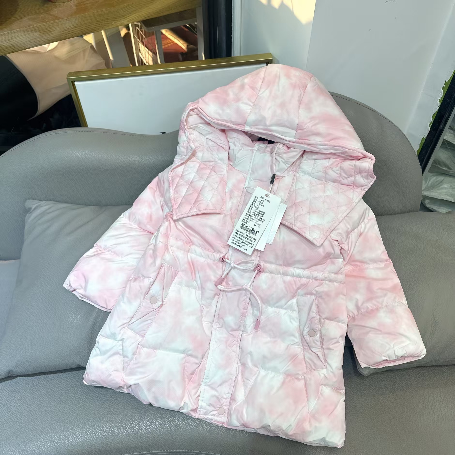 【XQB】2025新款童装羽绒服冬季儿童装白鸭绒外套-Y470