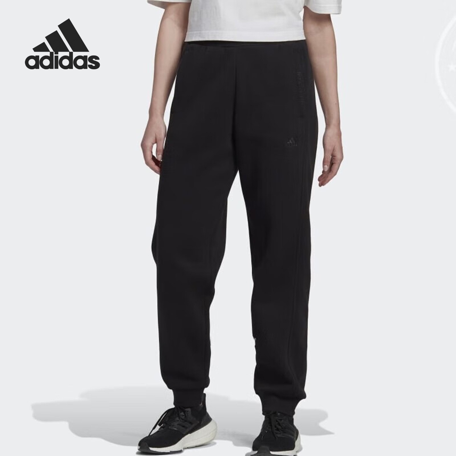 adidas/阿迪达斯官方正品W ALLSZNPT男女同款针织加绒长裤HK0439