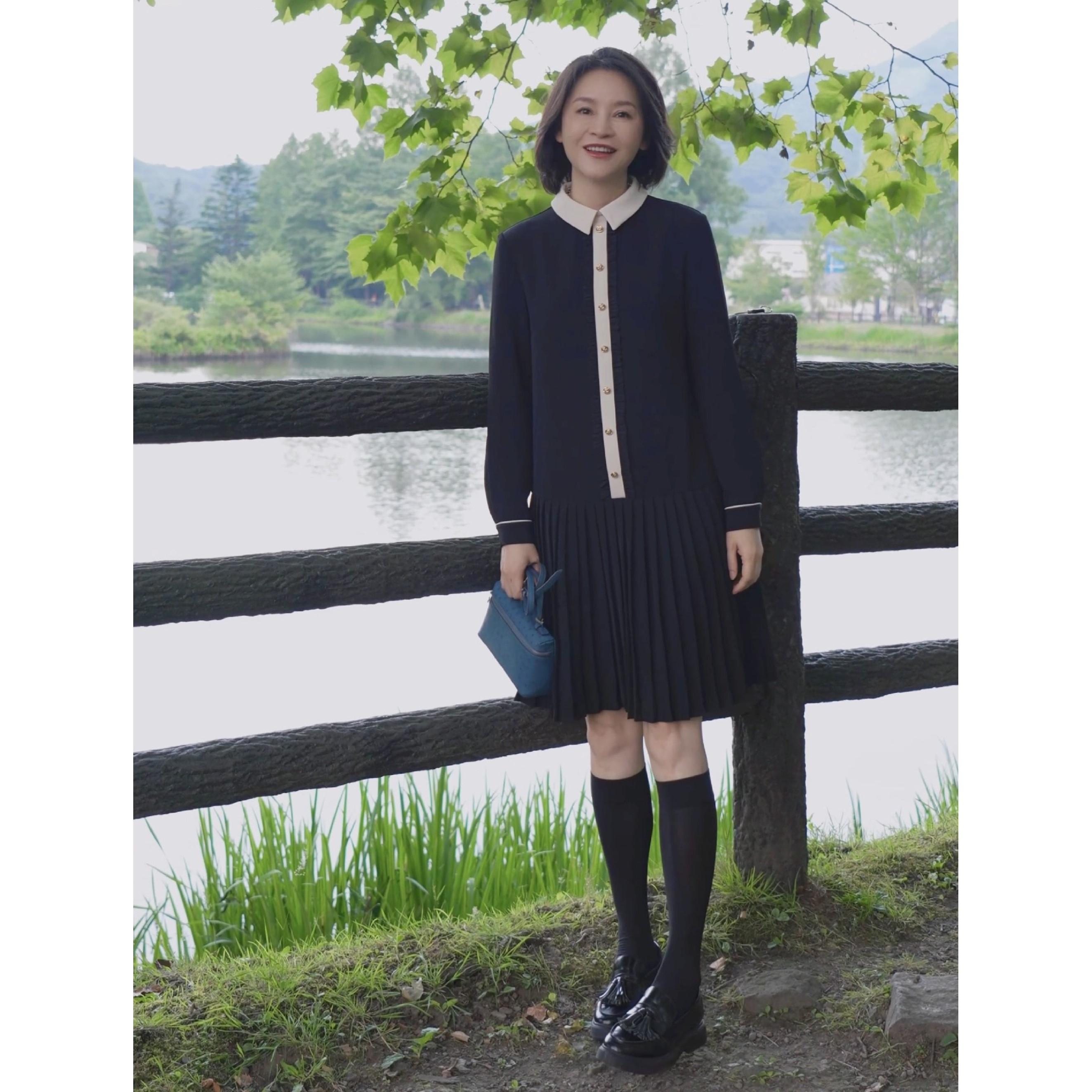 我是摩羯 万搭长筒袜 100S可机洗绵羊毛亲肤时尚百搭袜子