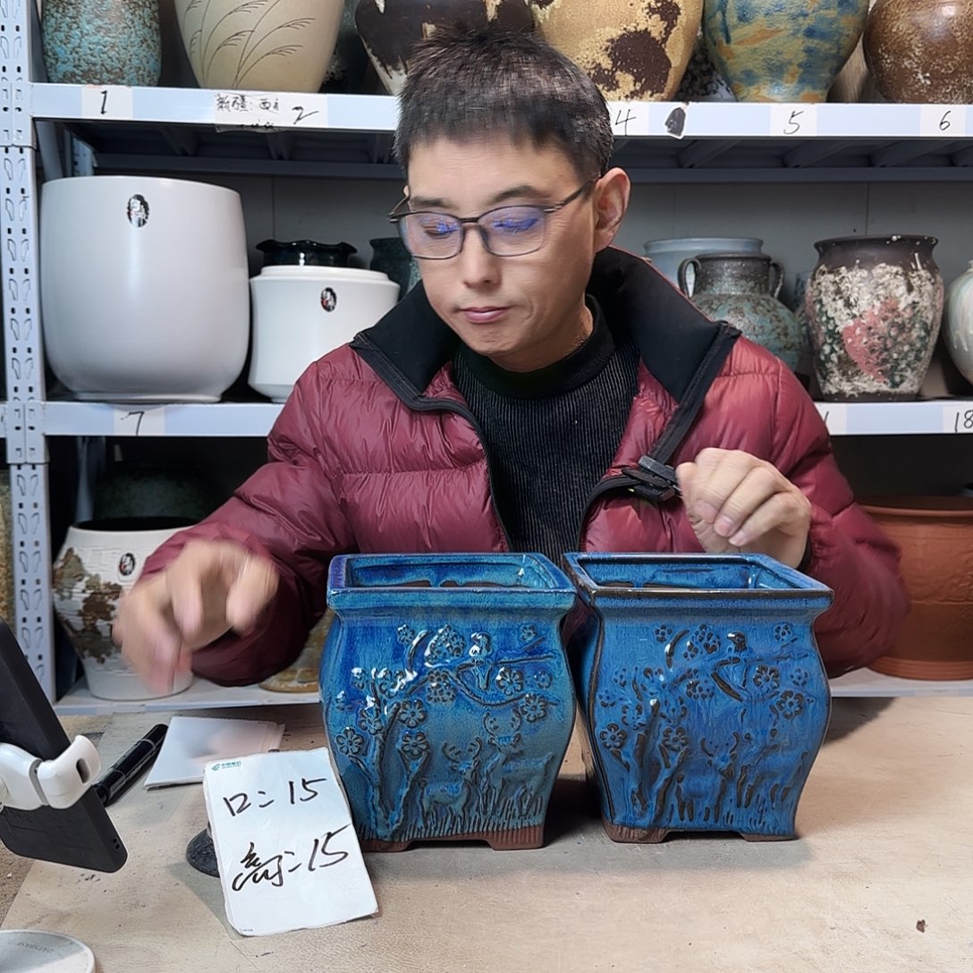 15@15 紫砂花盆尺寸