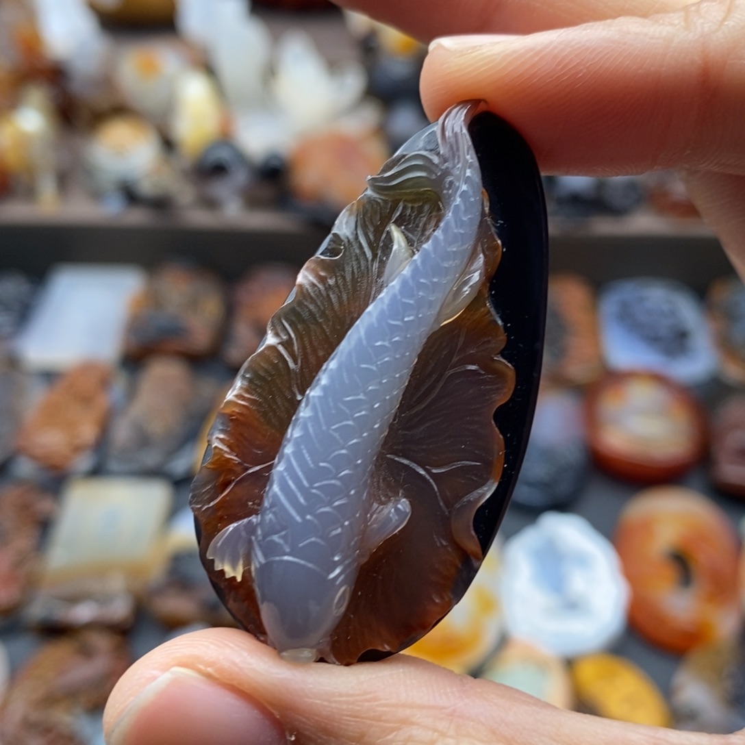 未镶嵌吊坠(不含链)玛瑙/玉髓