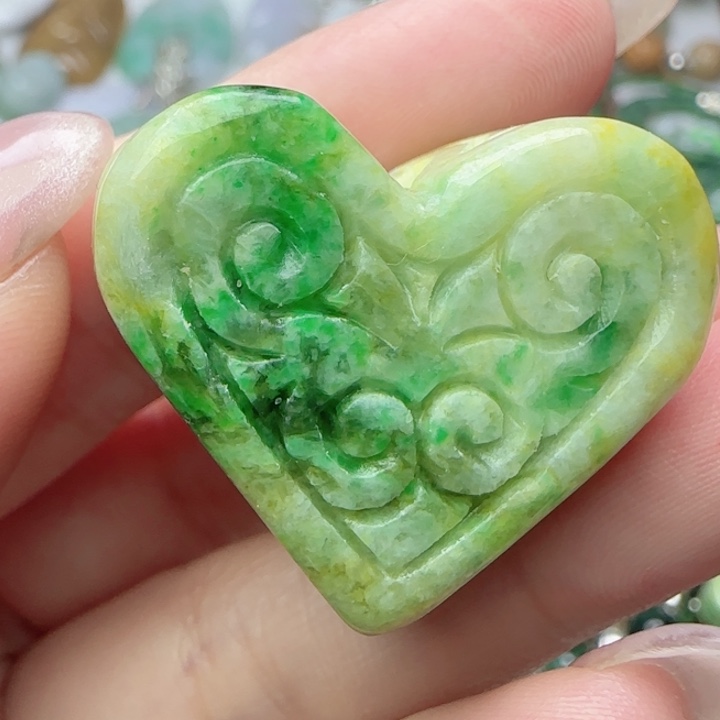 翡翠未镶嵌颈饰天然A货288