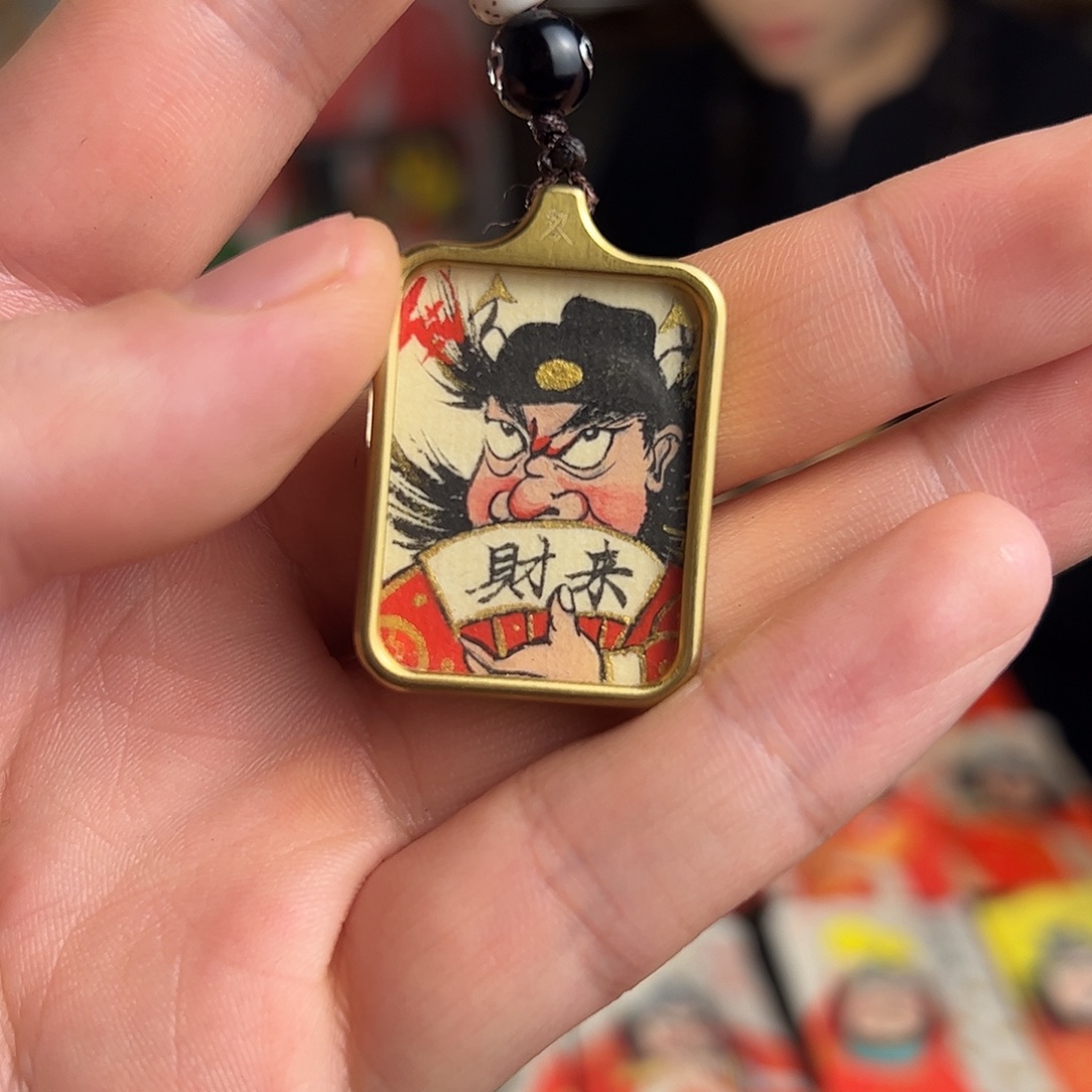 可***爱纯手绘钟馗文创画