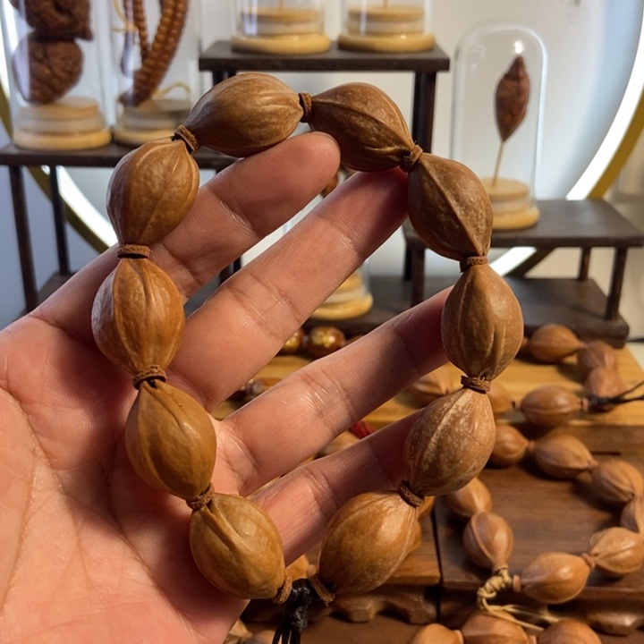 吊坠橄榄核18 x27五年梅林铁核