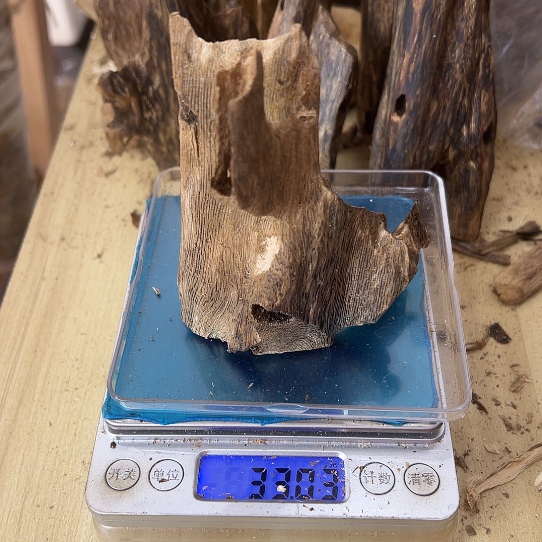 香料绿奇楠虫漏33克乌身