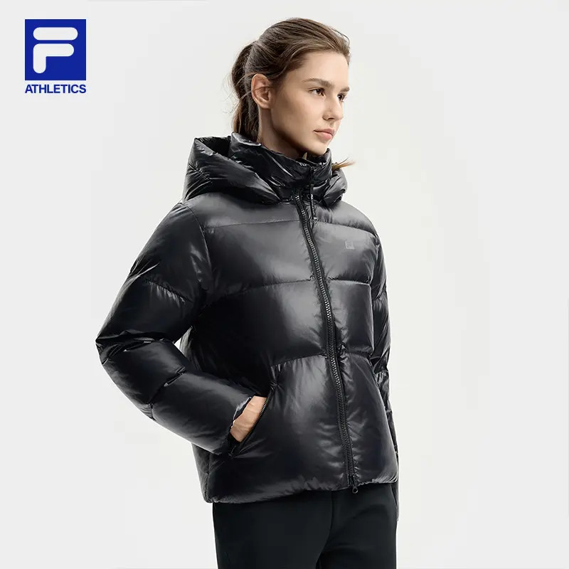 FILA斐乐正品女款羽绒服运动保暖时尚短款户外休闲A11W541915F