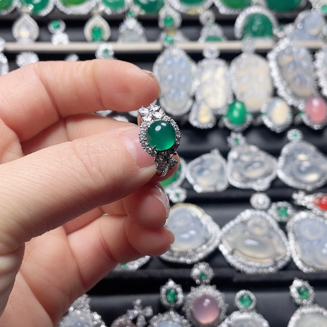 玛瑙/玉髓挂件合金