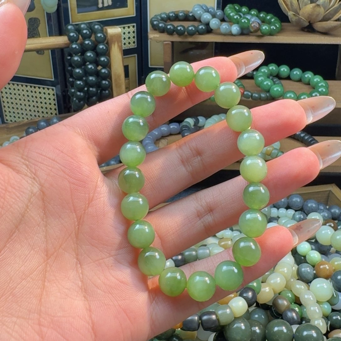 和田玉手链未镶嵌