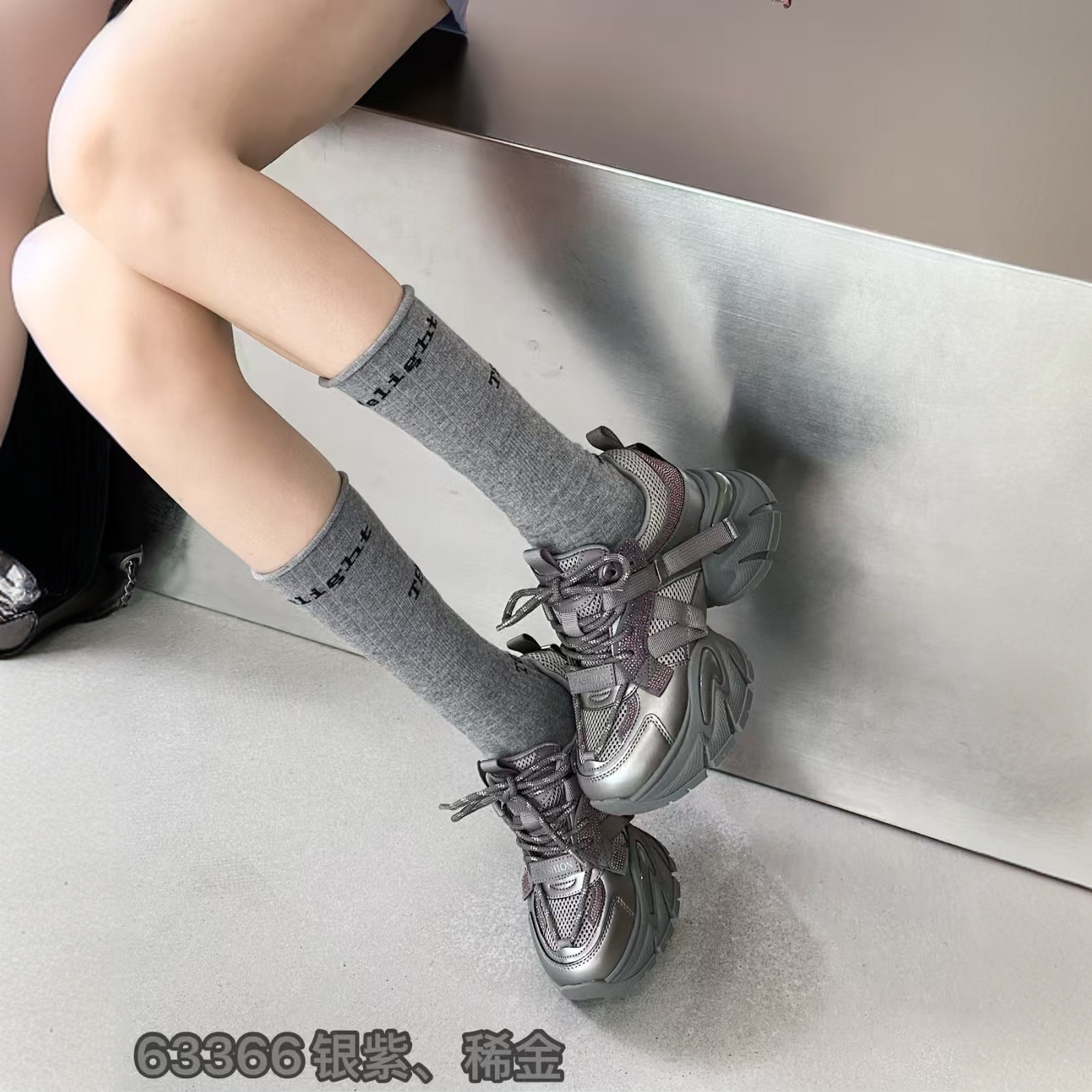 女款小蛮腰老爹鞋63366