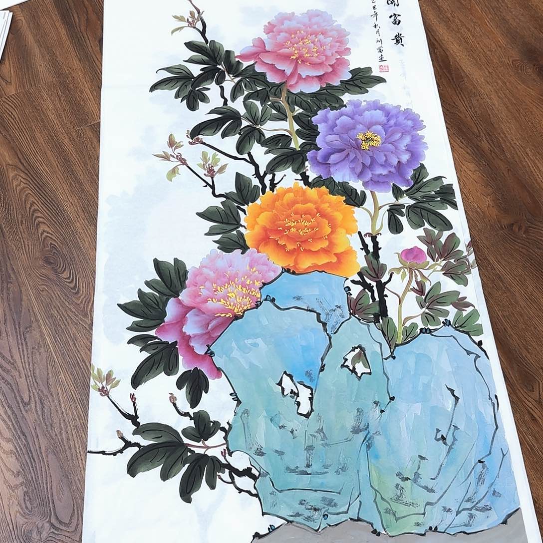 国画国画作品展。国画作品展