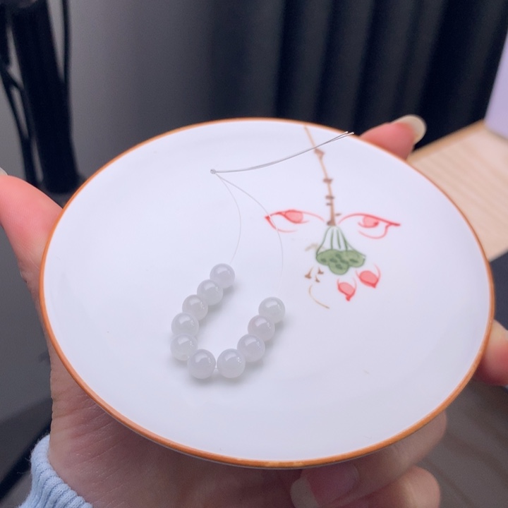 翡翠未镶嵌手链翡翠y2716 卡5.6