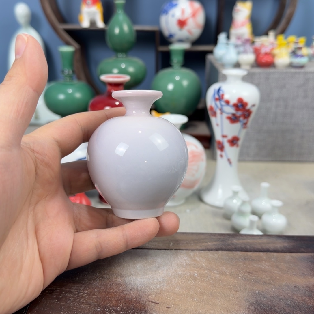 陶瓷手工小花器摆件