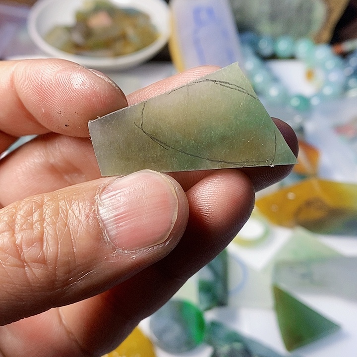 翡翠散珠天然翡翠A货