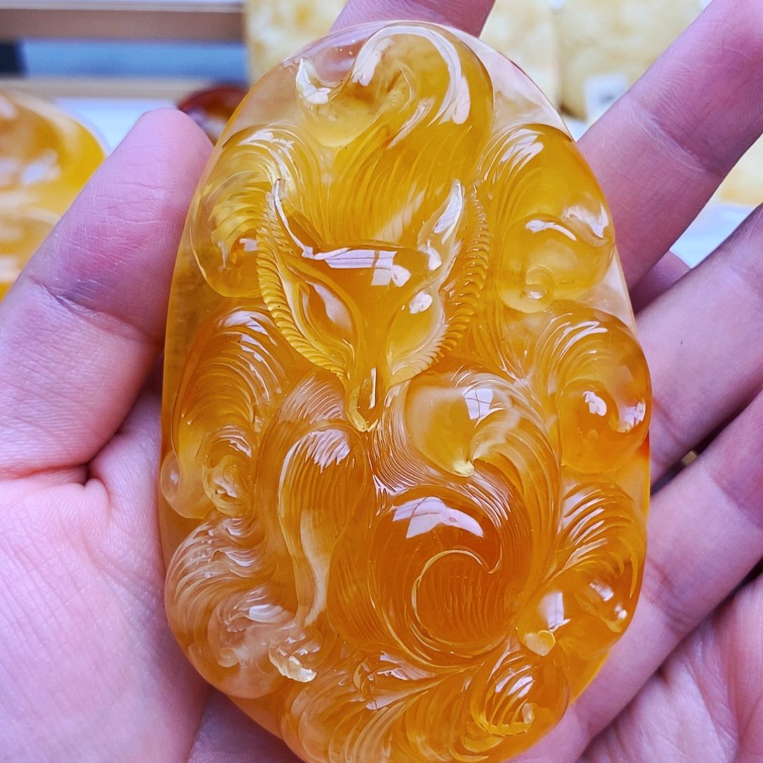 蜜蜡颈饰未镶嵌天然保真假一赔十26