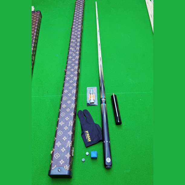 合成机雕斯诺克小头一体通杆会员杆