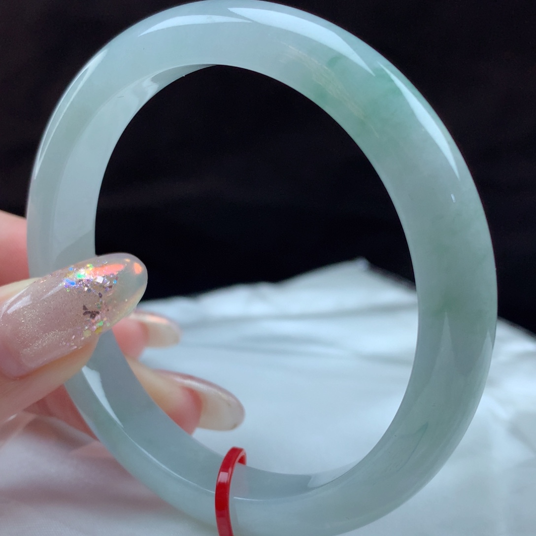 翡翠未镶嵌手镯79013，