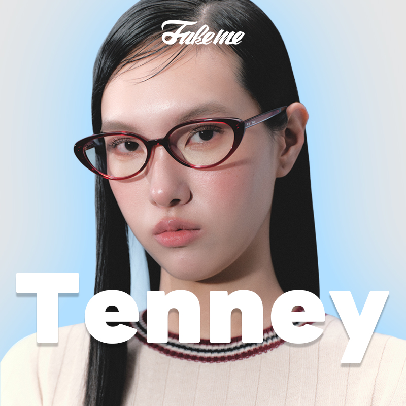 Fakeme(达人专属）新品板材个性猫眼窄框小野猫光学镜架tenney