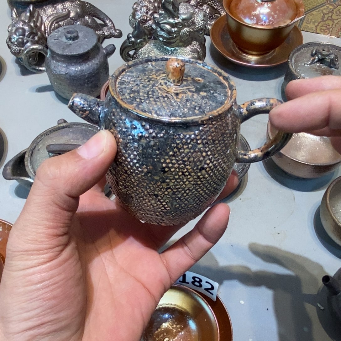柴烧茶具陶瓷杯子