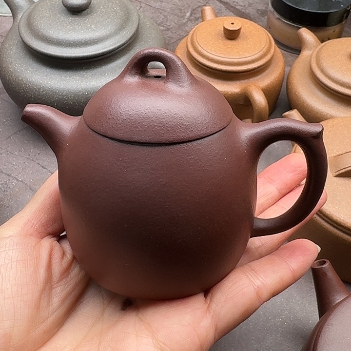 万***长紫砂茶壶宜兴紫砂壶