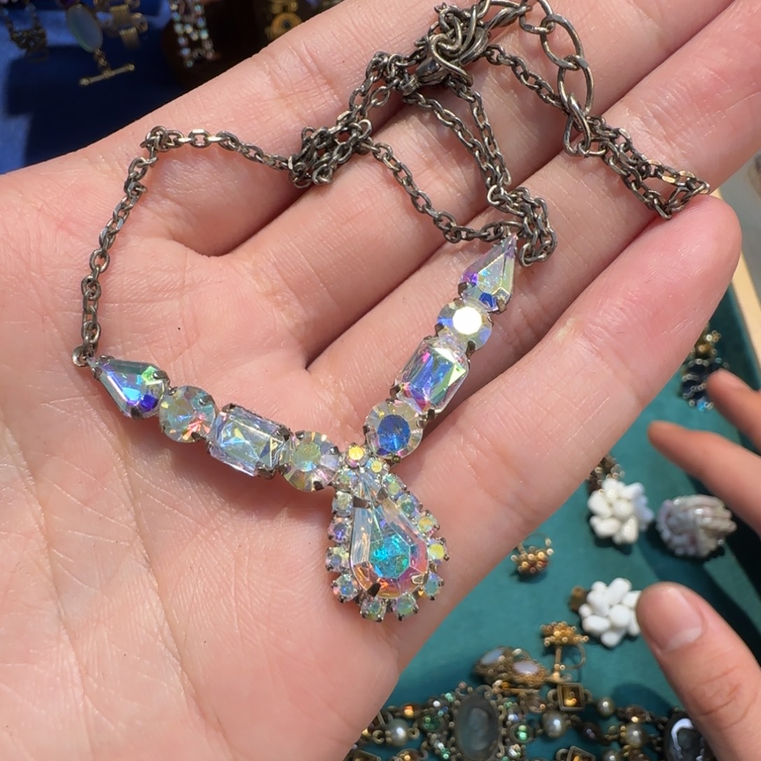 仿水晶铜合金瑕疵脱金