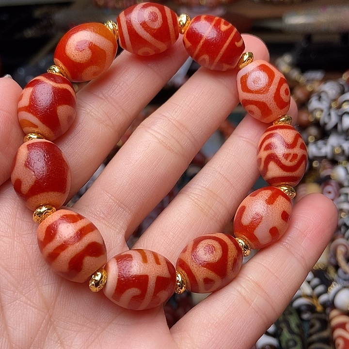 红肉多宝天珠手串