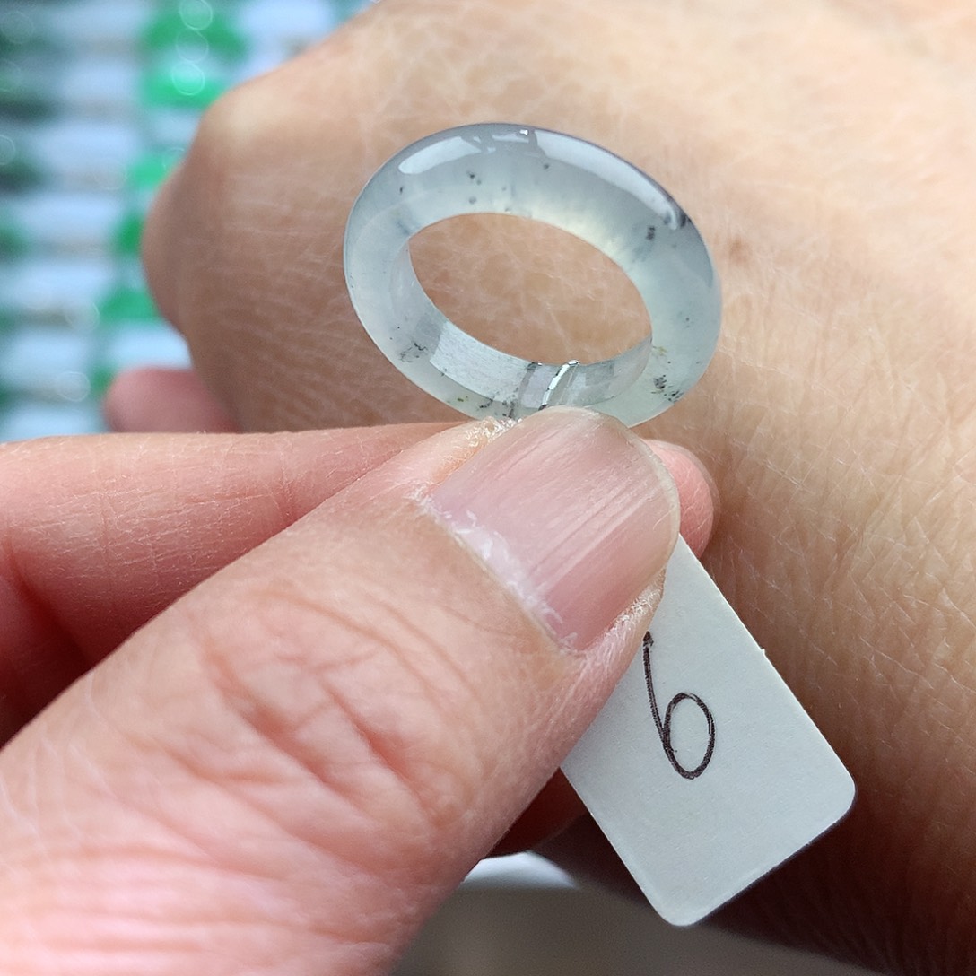 未镶嵌戒指翡翠6号