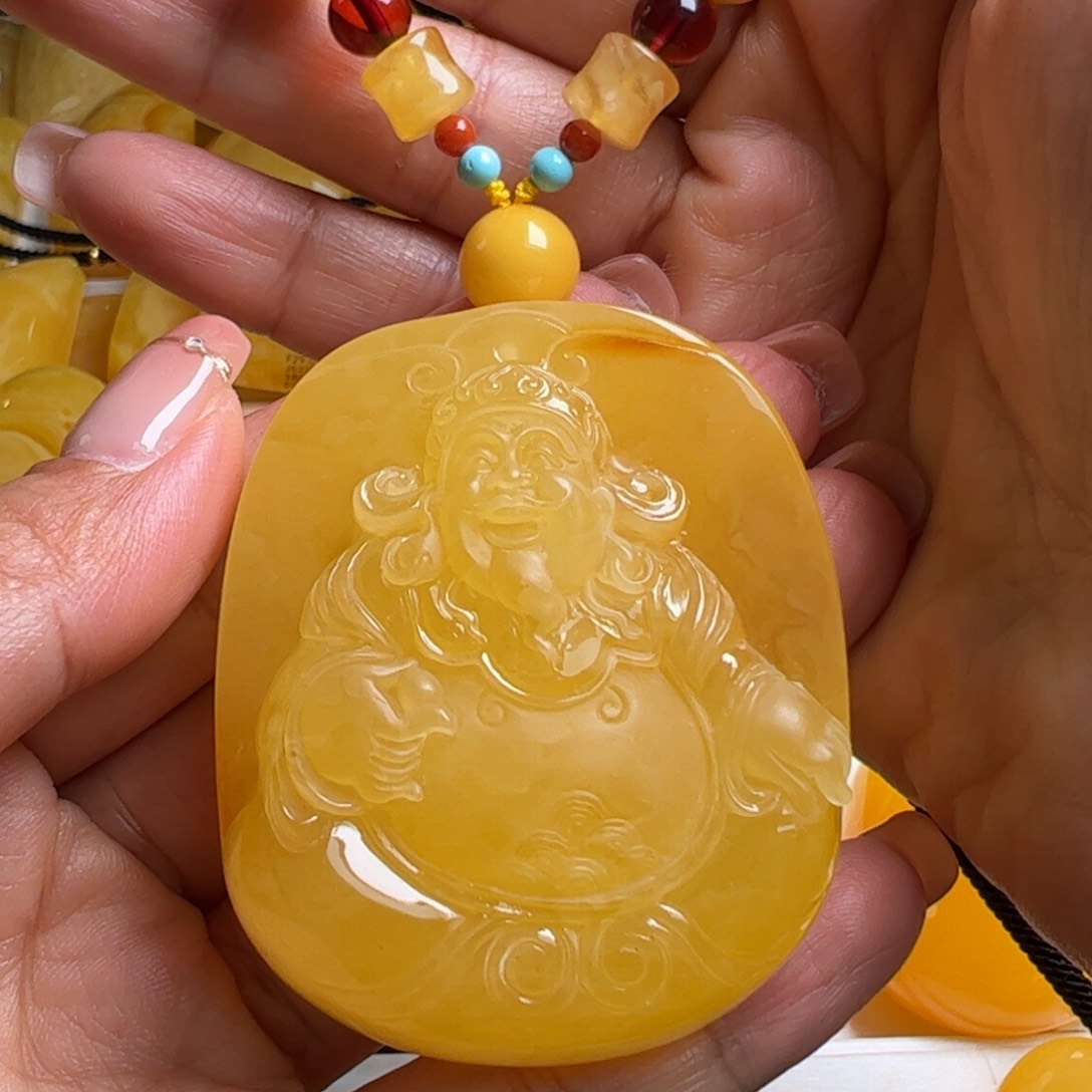 蜜蜡毛衣链未镶嵌无优化