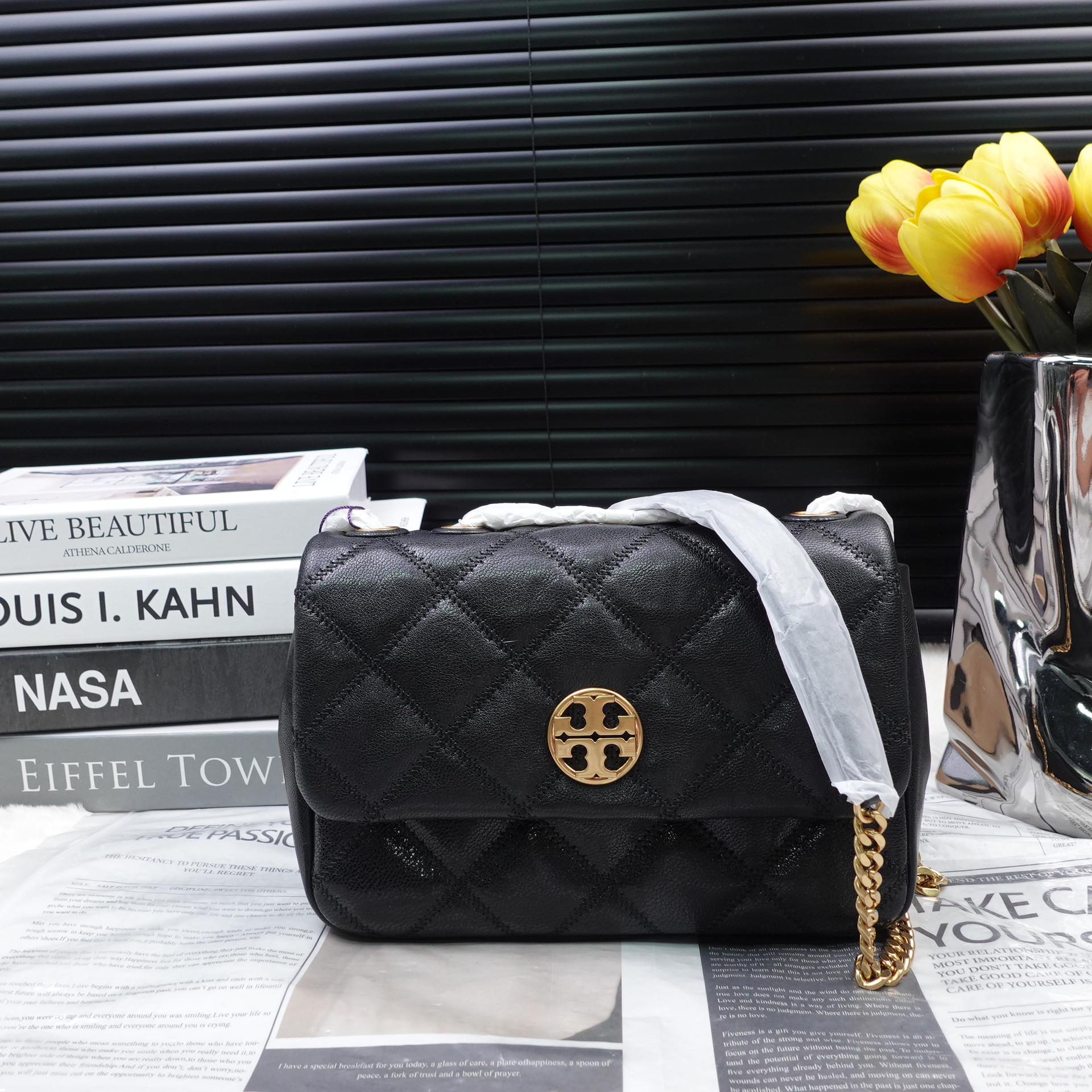 95新 TORY BURCH/汤丽柏琦 单肩包/T_ZY0000  T10297578