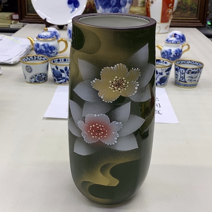 摆件口径25高进口瓷器