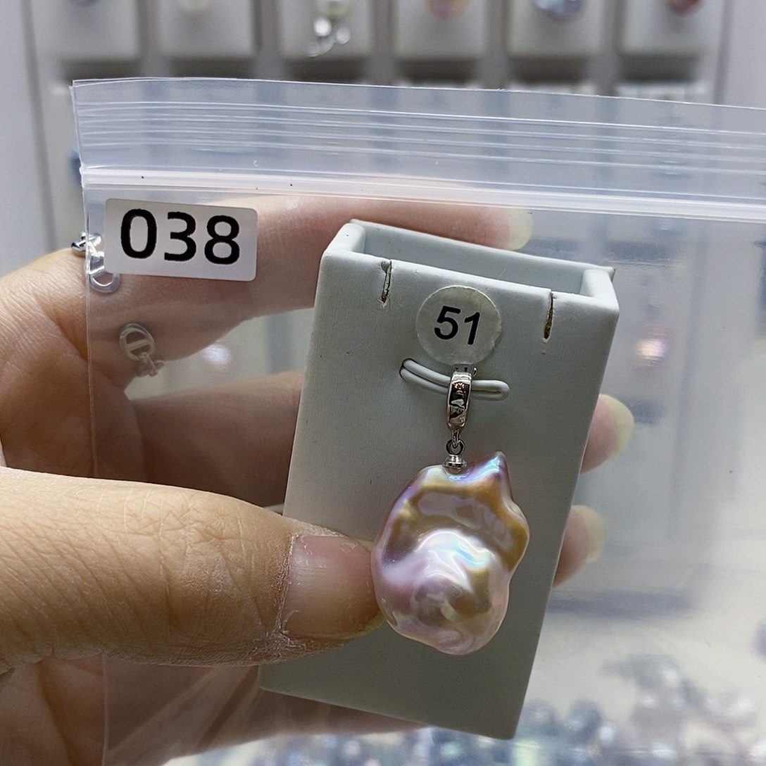 吊坠(不含链)合金淡水珍珠