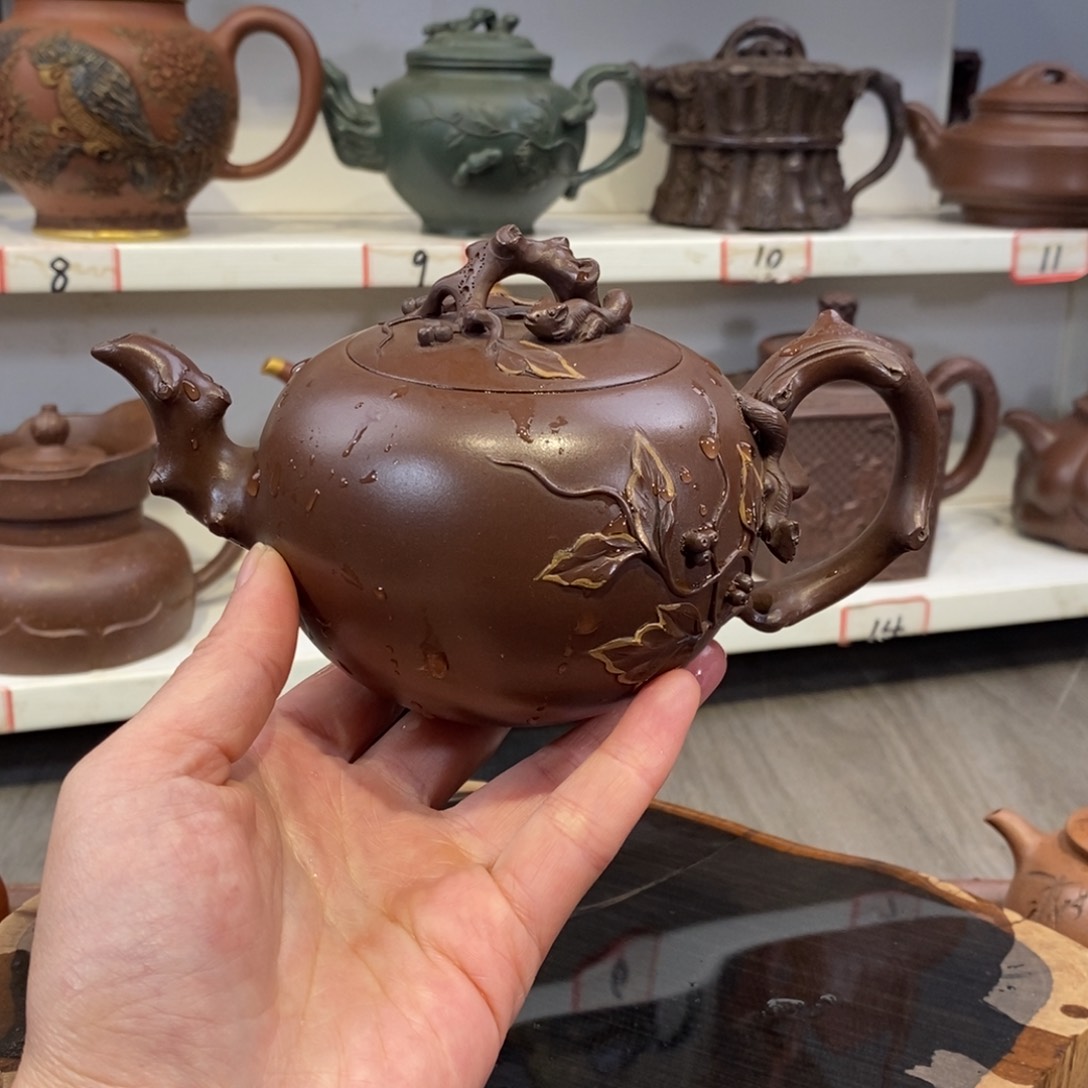 紫砂茶壶海****馆宜兴紫砂