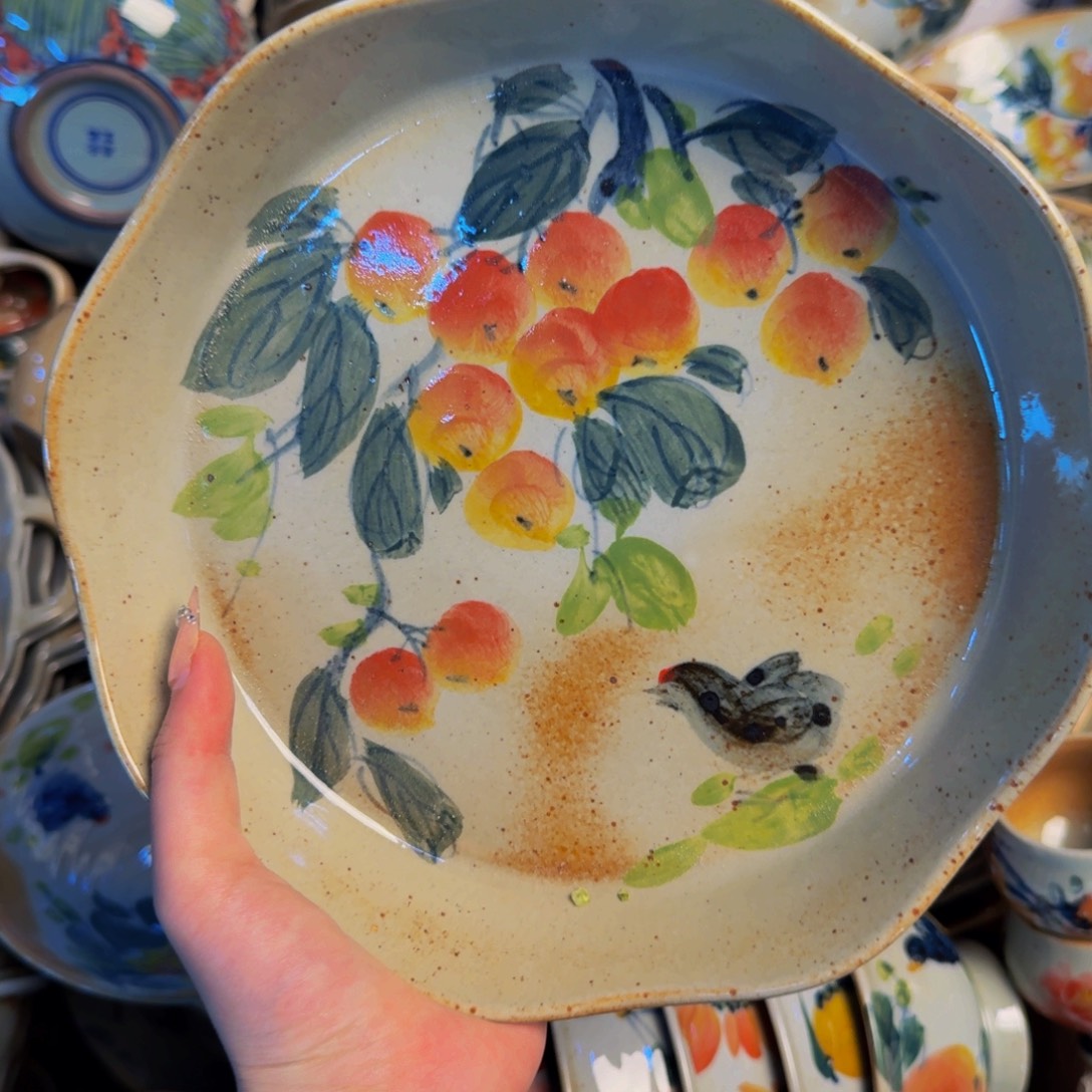 瓷片景德镇陶瓷手工手绘