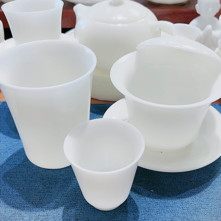 杯素烧高冰1壶盖碗8套组套组含礼盒