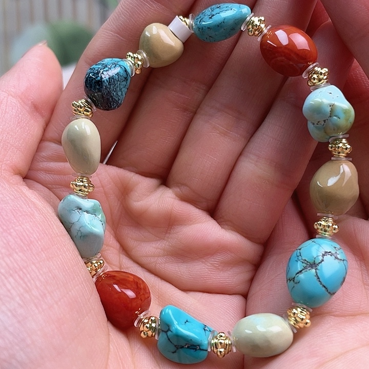 未镶嵌绿松石珠宝奇石