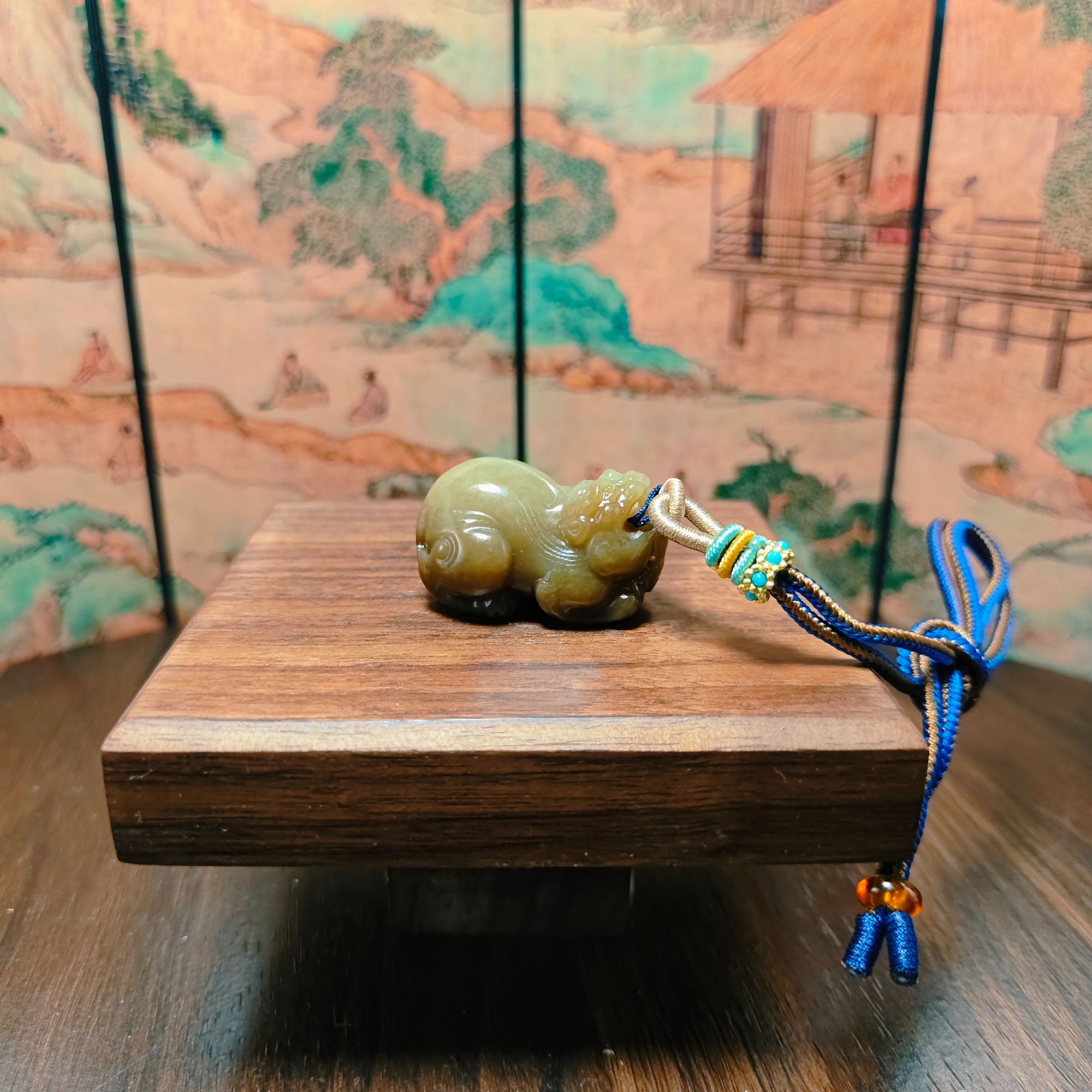 Z和田玉貔貅吊坠0058