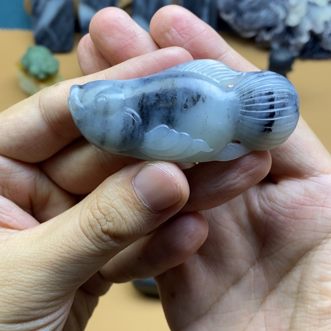 和田玉挂件定制未镶嵌