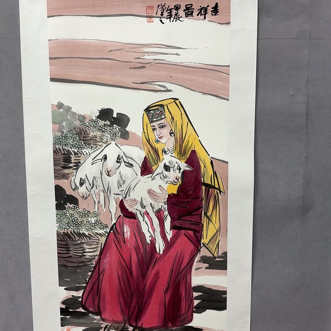 国画亲笔手绘原创