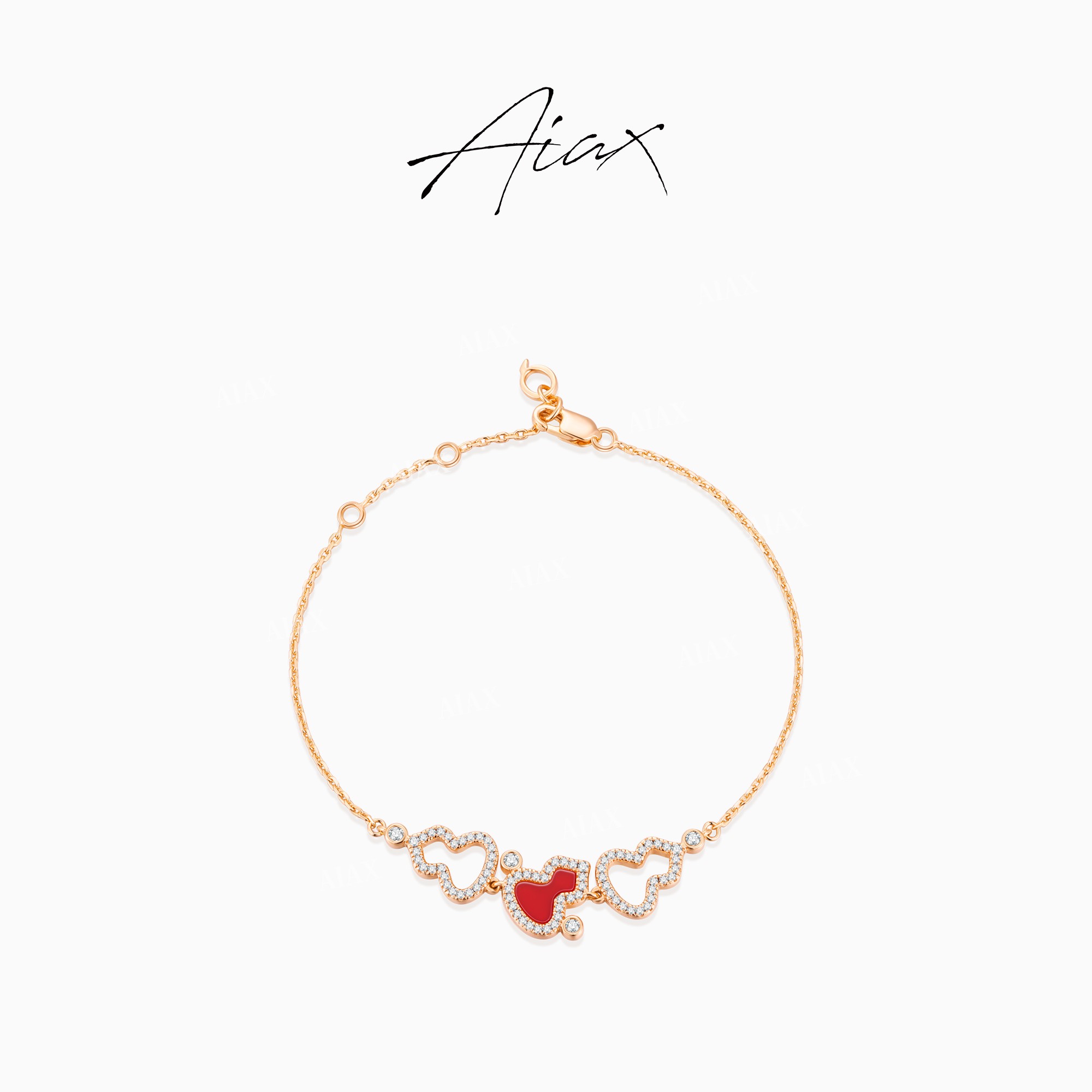 AIAX 925银 七夕节 【秋上新】【福禄】气质经典葫芦手链TSS7335