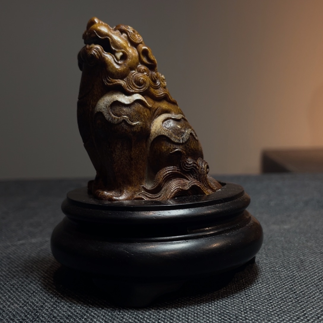 风***陽木质鹿角吧佛的人也很