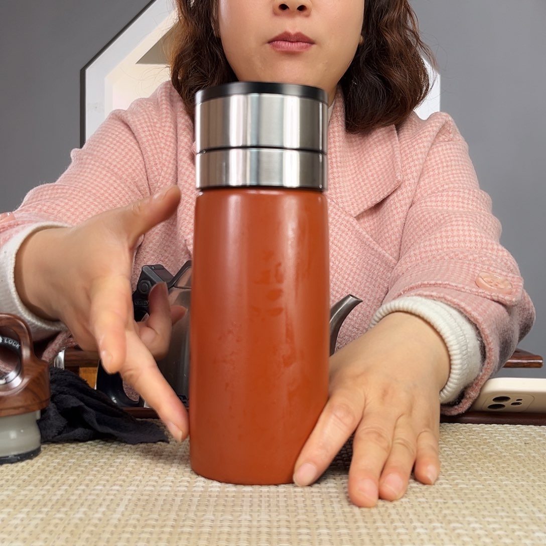 紫砂茶杯宜兴紫砂保温杯