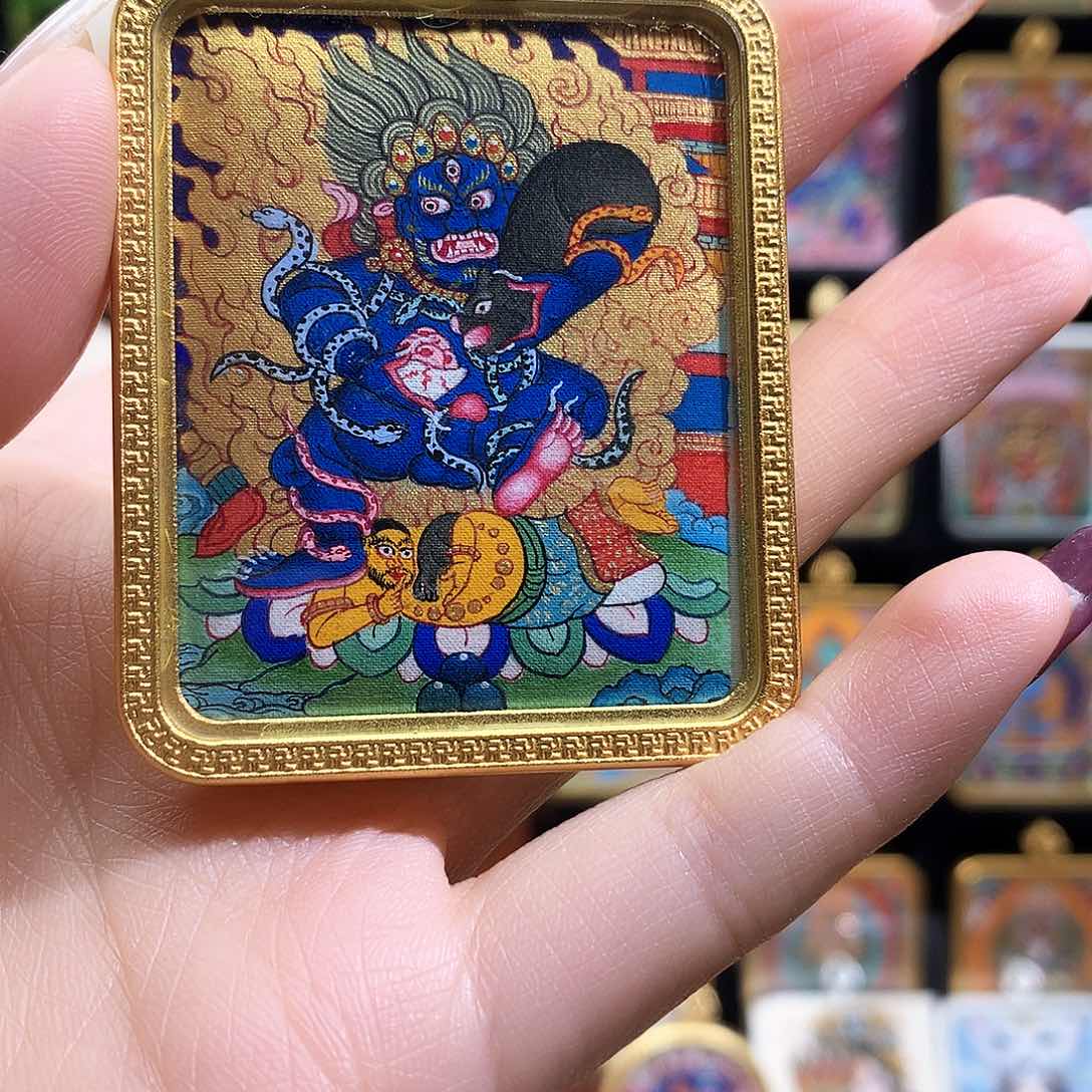 吊坠般若唐卡非遗传承