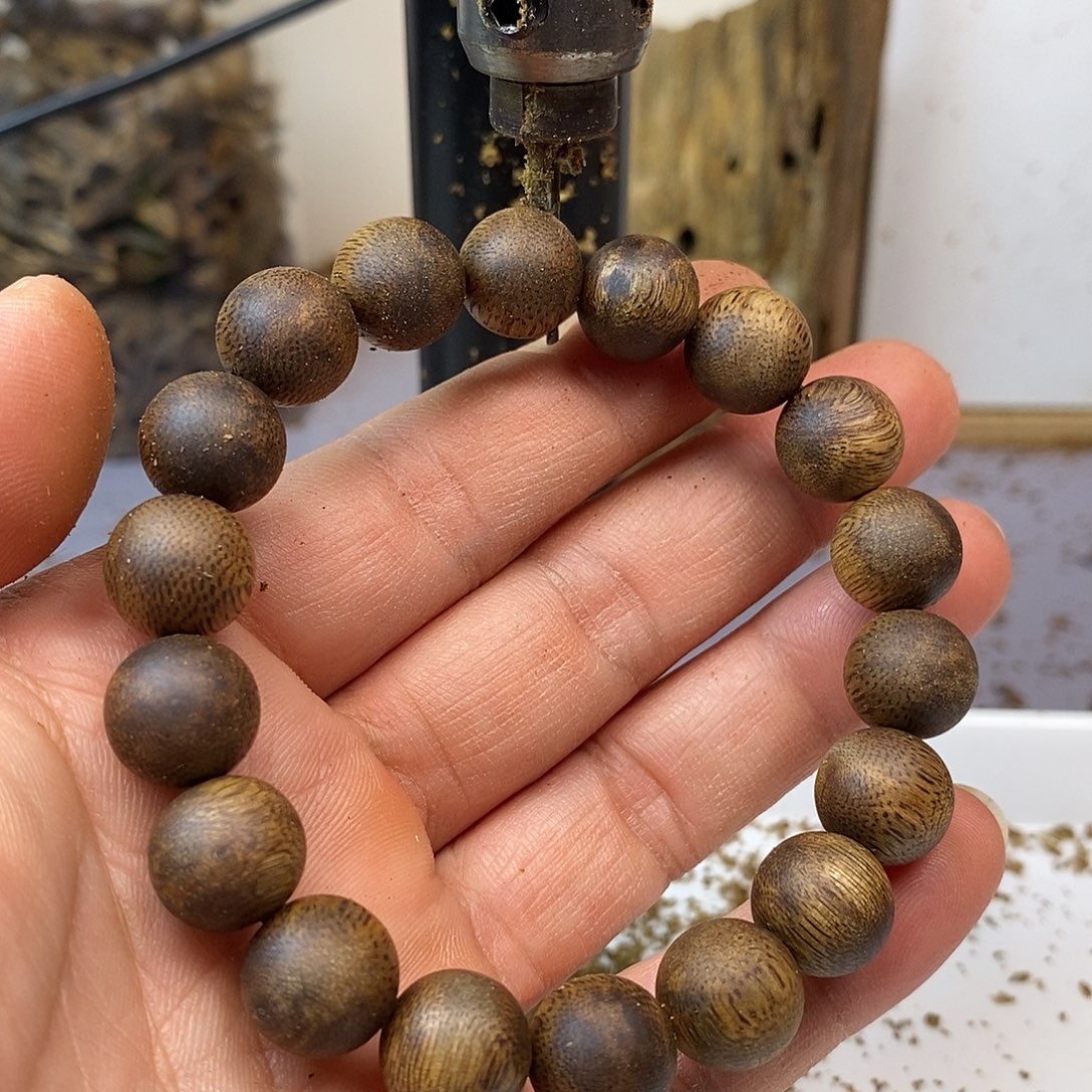 零***度沉香手串绿棋楠规格1.2-10