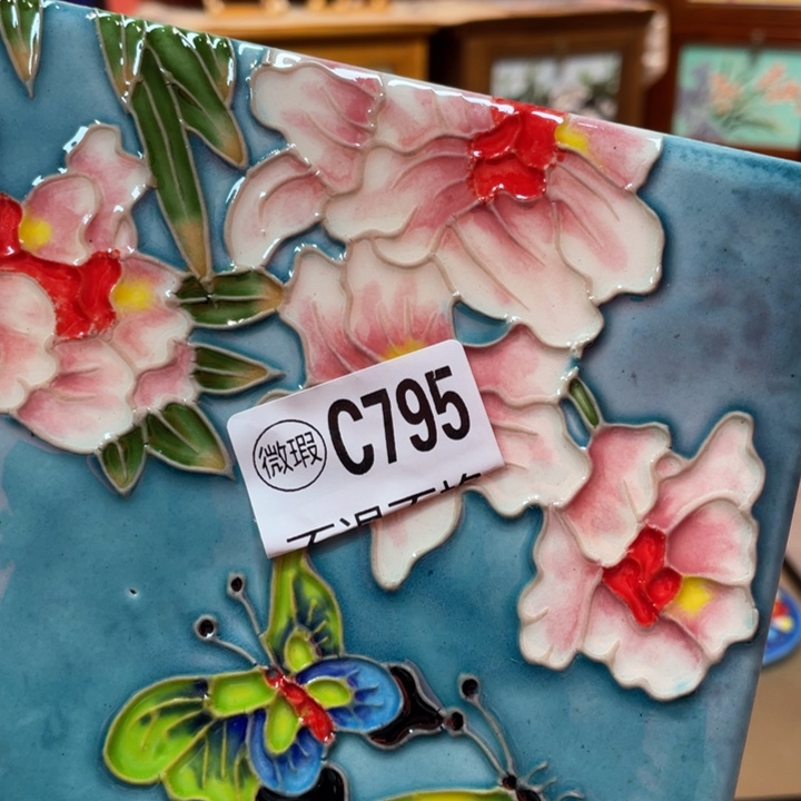 陶瓷顺**六非遗手工，三彩瓷板画