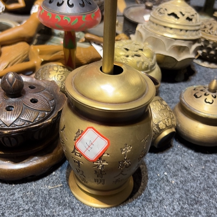 黄铜摆件，文房工艺品摆件