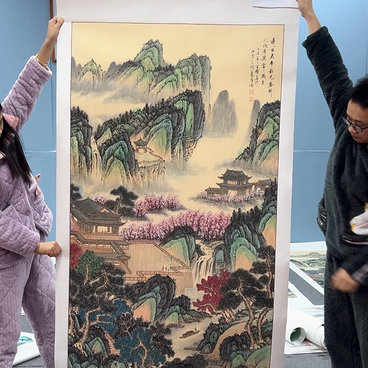 国画手绘作品国画作品欣赏