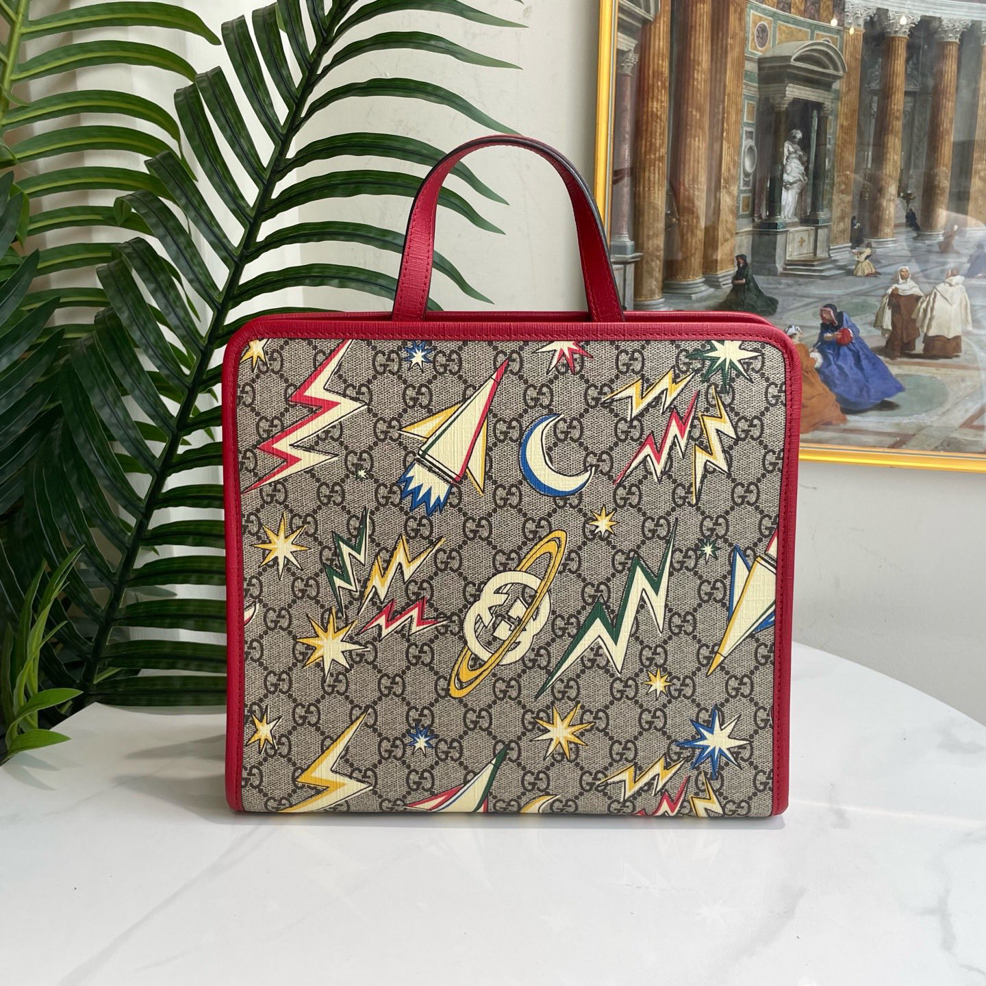 95新 GUCCI/古驰 御古屋/08717/手提儿童包