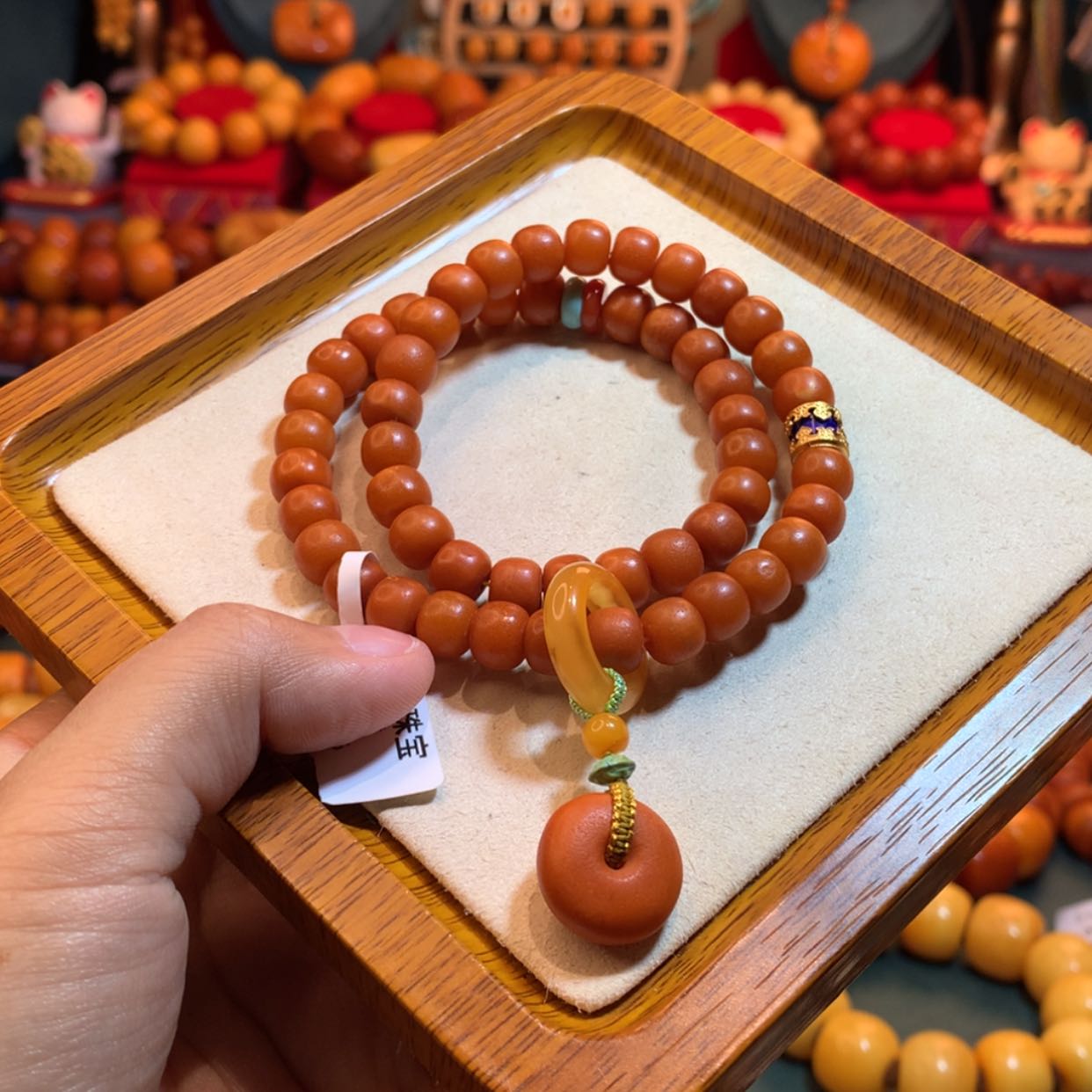 【闪购商品】蜜蜡手链未镶嵌蜜蜡手链