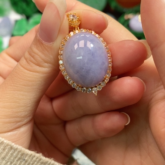 颈饰未镶嵌翡翠吊坠