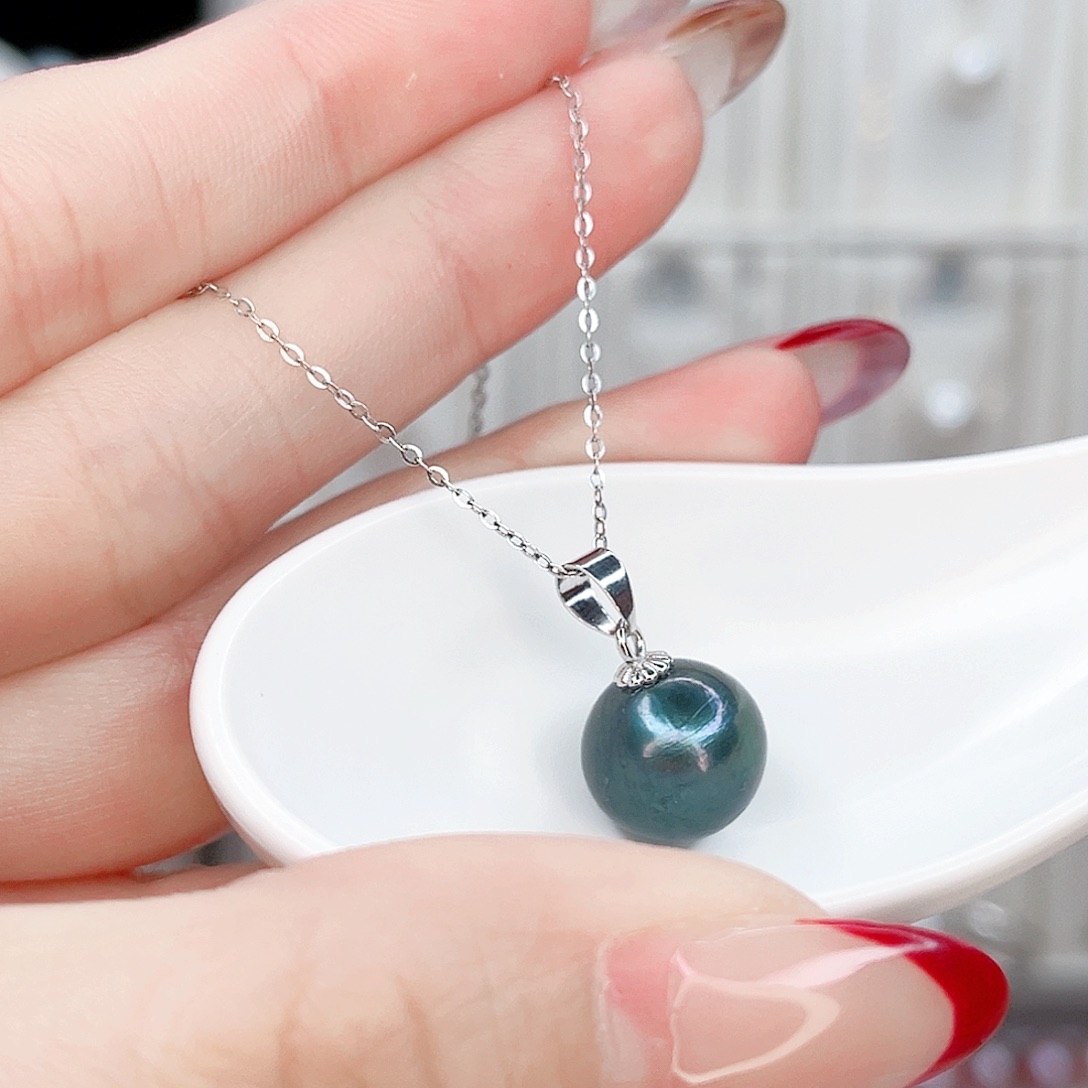 淡水珍珠吊坠(赠链)合金