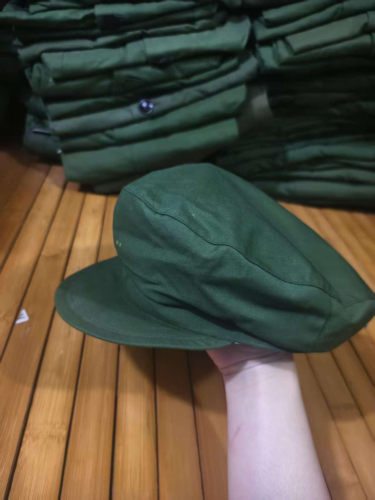 库存老式的确良帽子